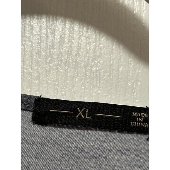 Raglan Dress Blue with white polka dot Women’s size XL Swing Comfy Tiered - Picture 11 of 14